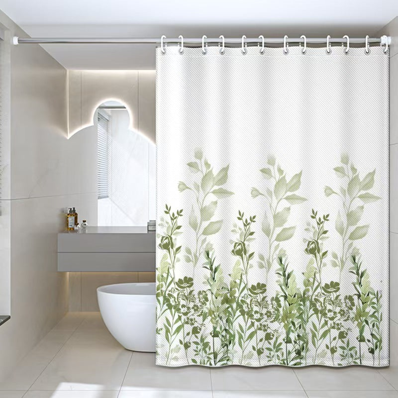 Floral Design Shower Curtain