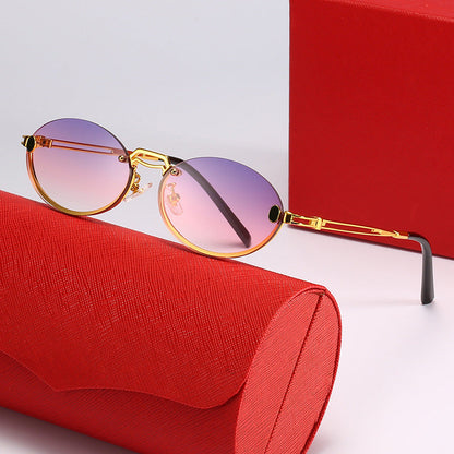 Women's fashionable sunglasses with filigree metal frame and stylish design Karnz
