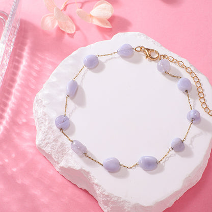 Amethyst Gemstone Bracelet Acalora
