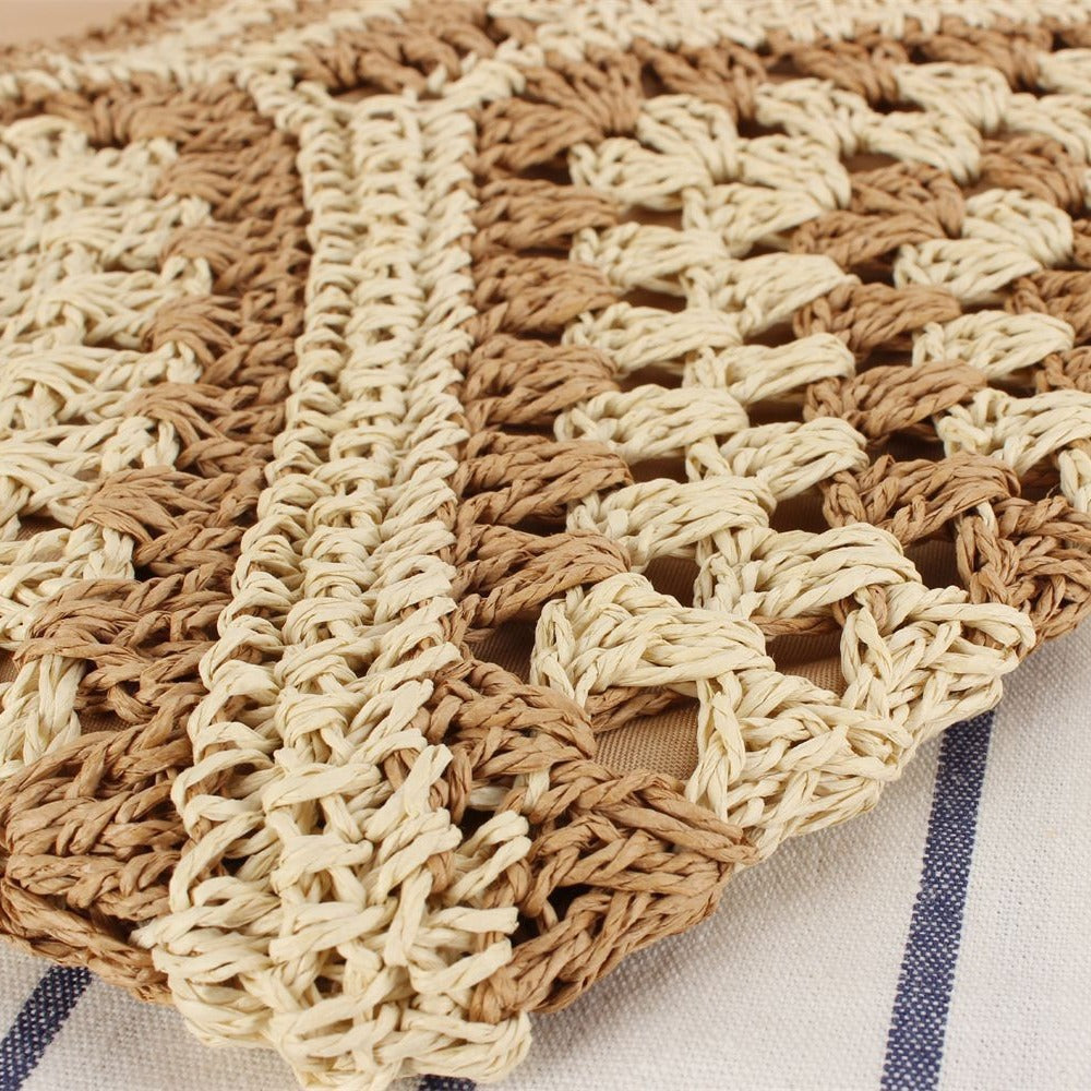 Macrame Crossbody Bag in Elegant Crocheted Design Kalsten