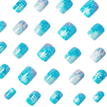 Winter-Themed Decorative Nail Art Acalora