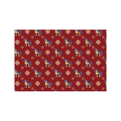 Playful Horse-Themed Memory Foam Bath Mat Acalora