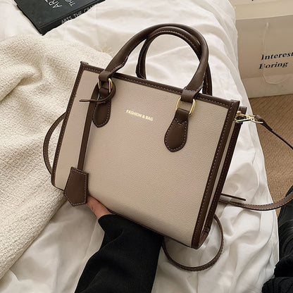 Structured Leather Carryall Acalora