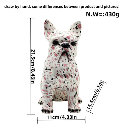 Artistically designed bulldog figure Acalora