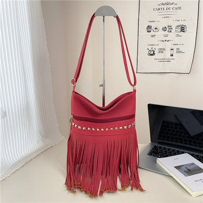 Stylish Fringe Crossbody Bag Acalora