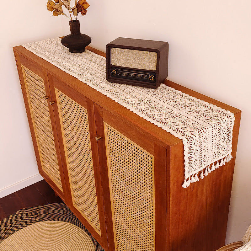 Elegant Crochet Lace Table Runner