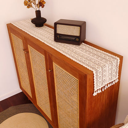 Elegant Crochet Lace Table Runner