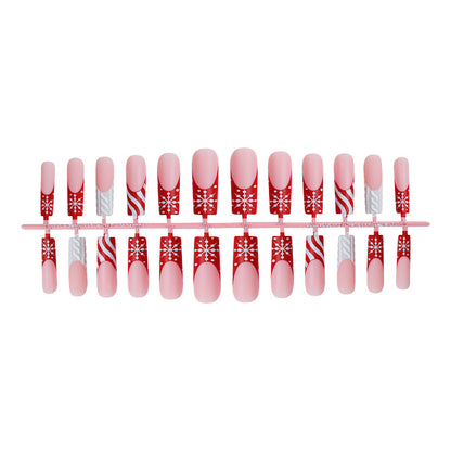 Festive Holiday Press-On Nail Art Set Acalora