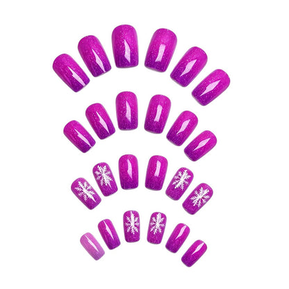 Glittery Frosted Nail Art Acalora