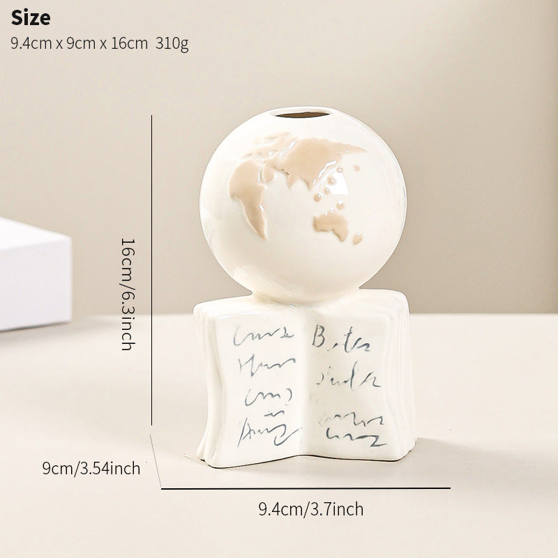 Elegant Ceramic Globe Bank Acalora