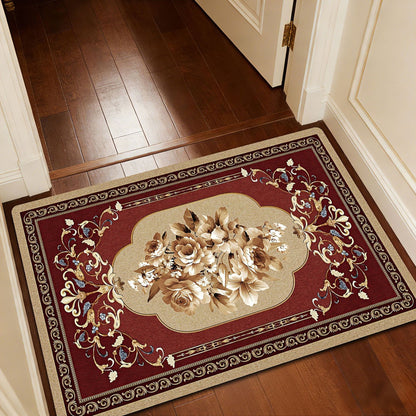 Luxurious Floral Pattern Bath Mat Acalora