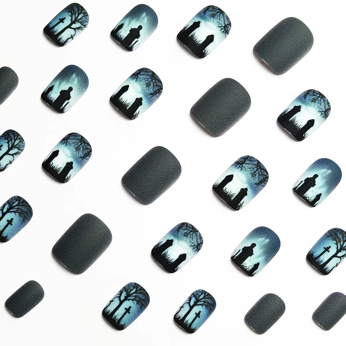 Artistic Gothic Nail Art Acalora