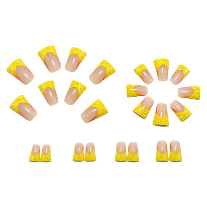 Artificial nails with creative wave design Acalora