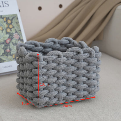 Storage basket with braided design Acalora