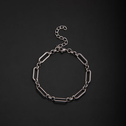 Elegant Geometric Link Bracelet Acalora