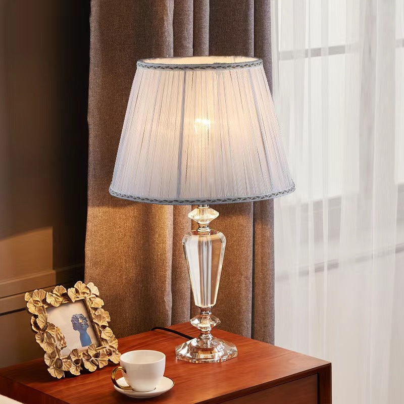 Modern Crystal Accent Table Lamp