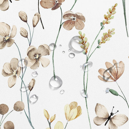 Floral Print Shower Curtain