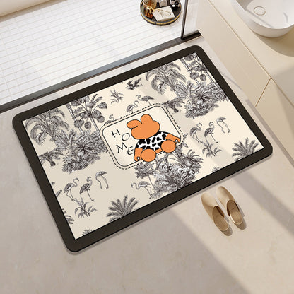 Artistic Cartoon Entrance Mat Acalora