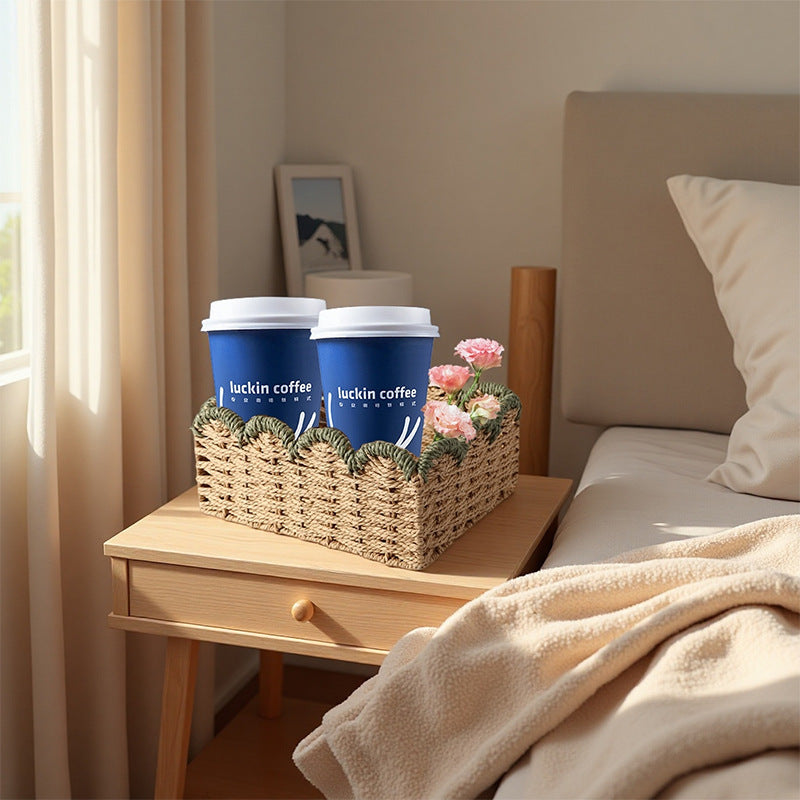 Handcrafted decoration basket Acalora