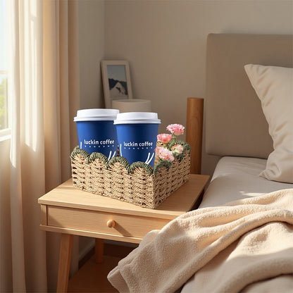 Handcrafted decoration basket Acalora