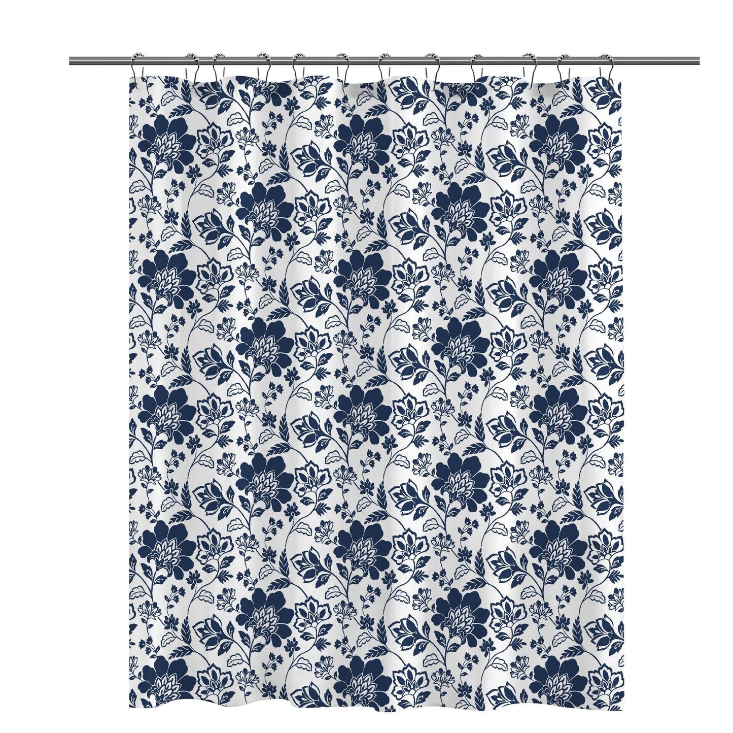 Floral Patterned Shower Curtain