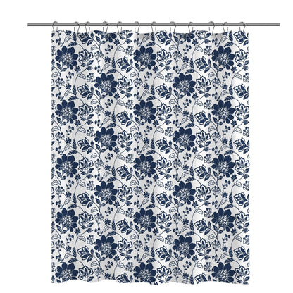 Floral Patterned Shower Curtain
