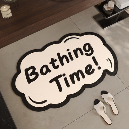 Cloud-Shaped Soft Bath Mat