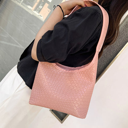Textured Woven Hobo Bag Acalora