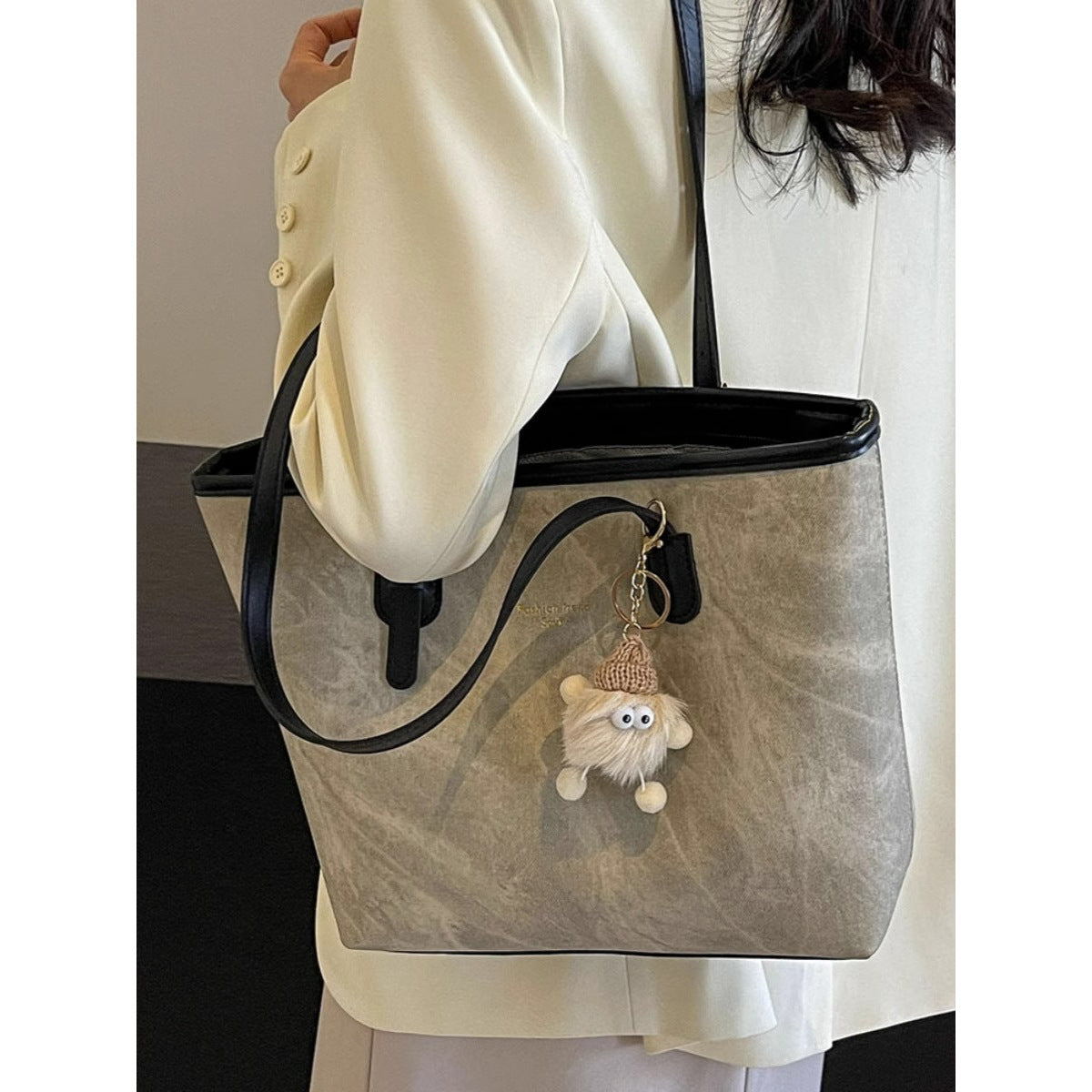 Stylish Zippered Tote Bag Acalora