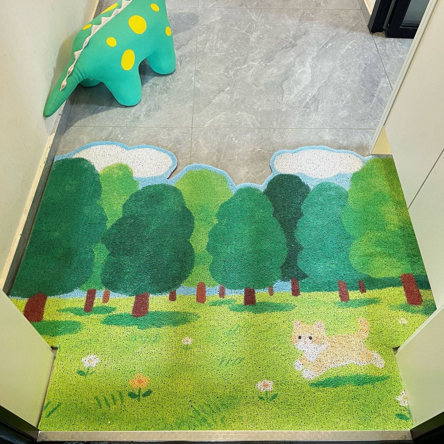 Cartoon Forest Animal Doormat