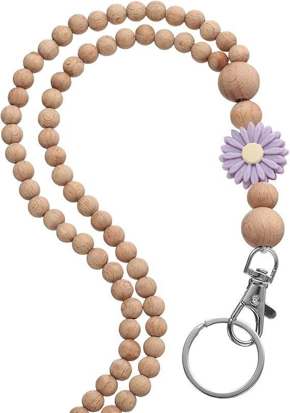 Decorative Beaded Keychain Lanyard Acalora