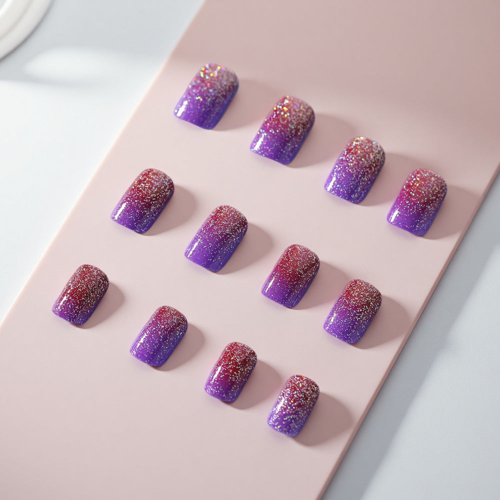 Glamorous Ombre Artificial Nails Acalora