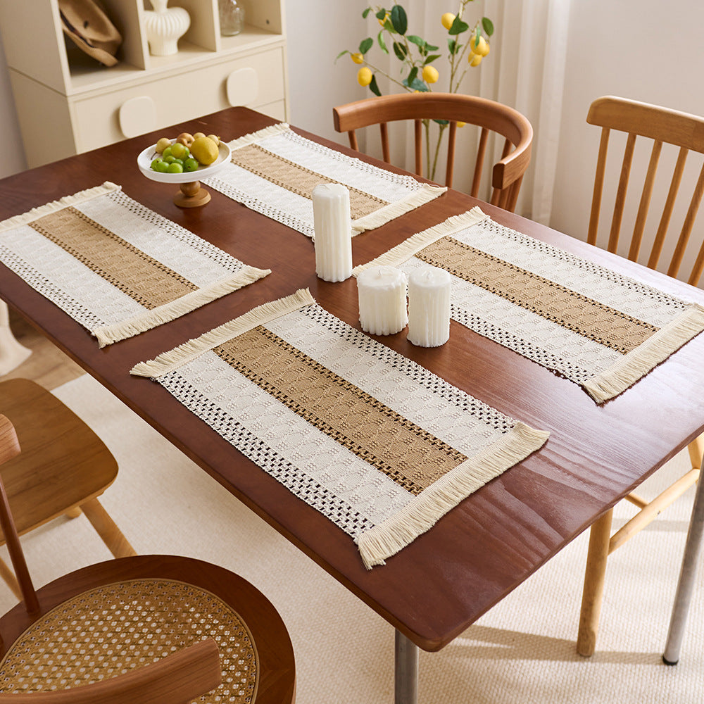 Decorative Fringed Table Runner