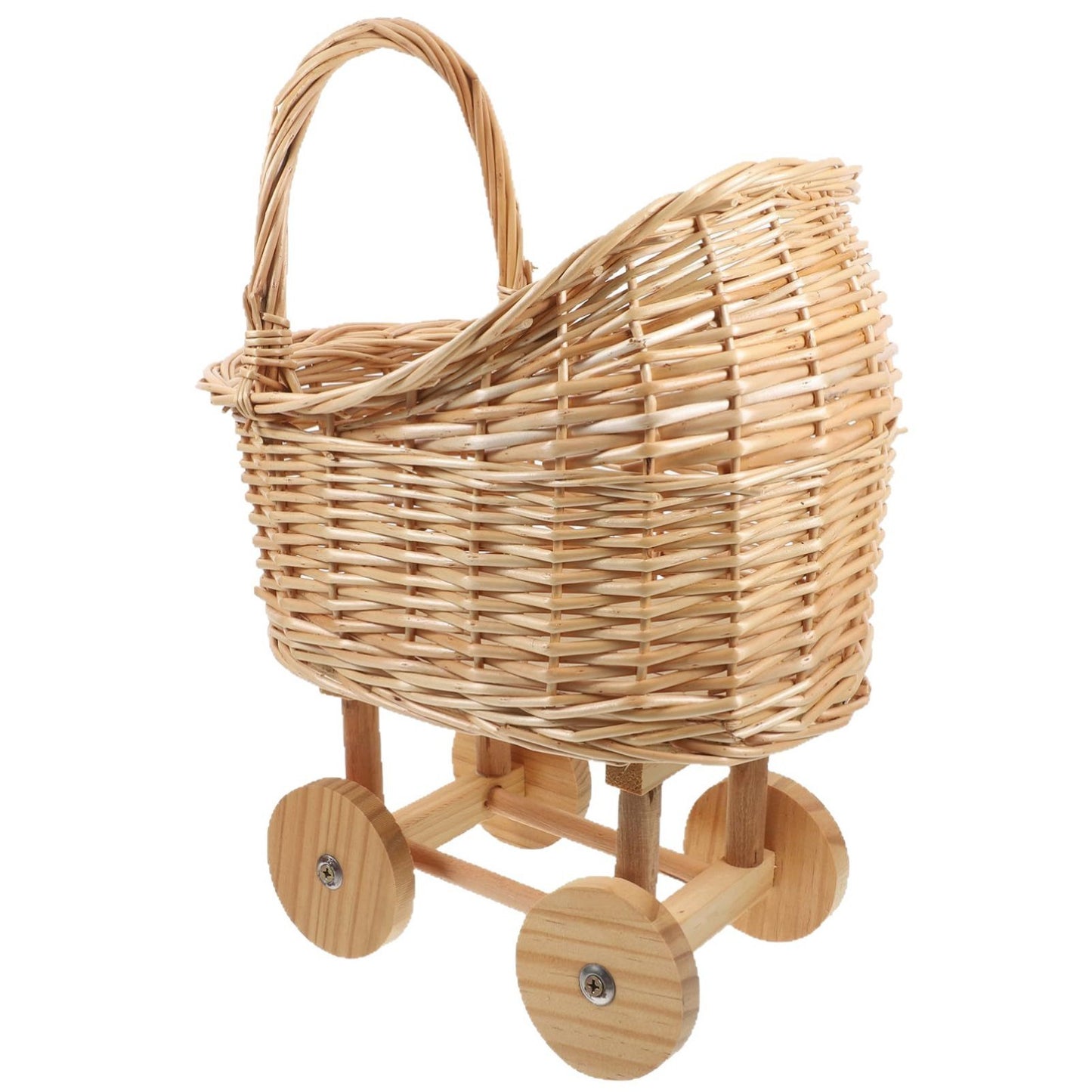 Playful Flower Basket On Wheels Acalora