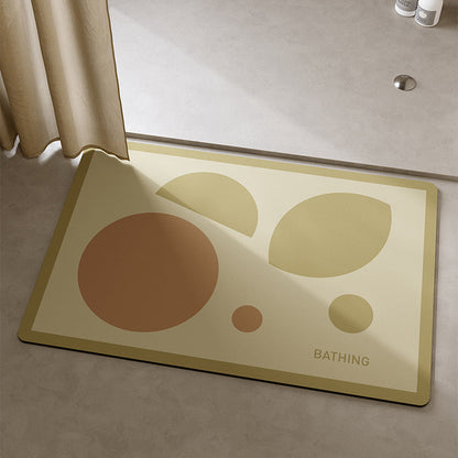 Playful Cat-Themed Bath Mat