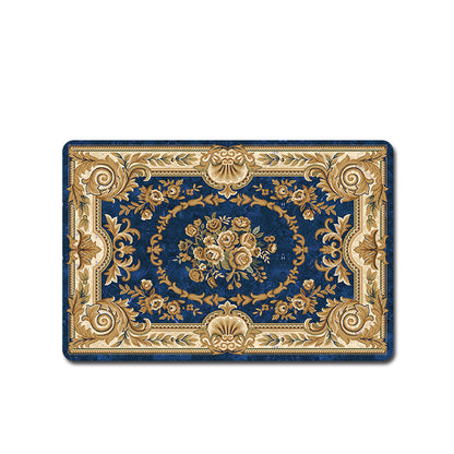 Elegant Vintage Floral Bath Mat Acalora