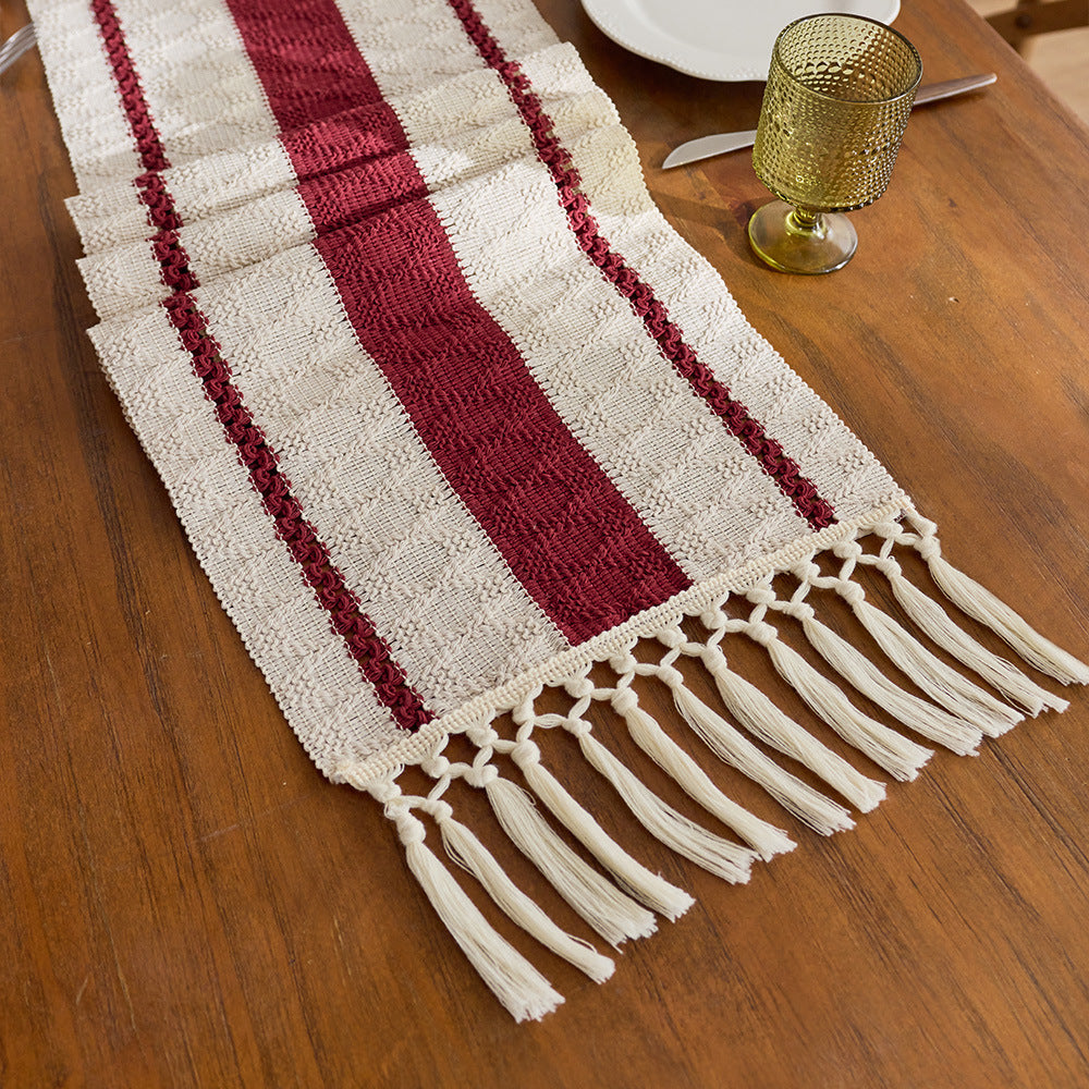 Elegant Knitted Table Runner