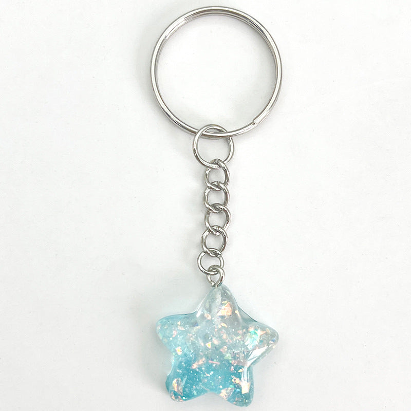 Star-Shaped Acrylic Keychain Acalora
