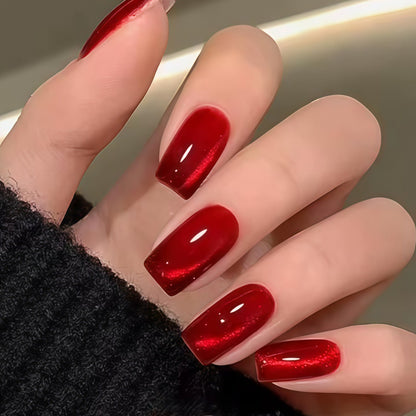 Elegant artificial nails with a luxurious glossy finish Acalora