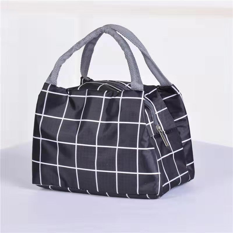 Stylish Checkered Tote Acalora