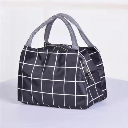 Stylish Checkered Tote Acalora