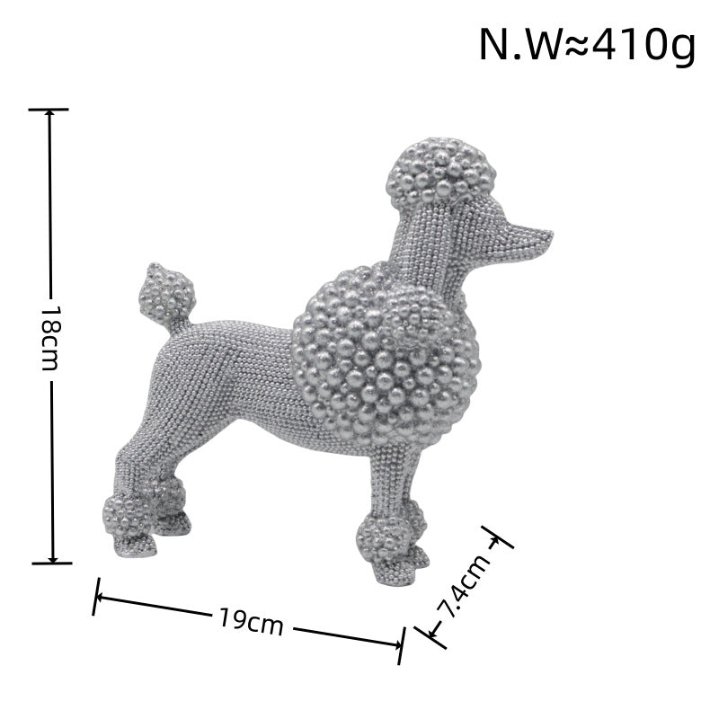Decorative dog figure in modern design Acalora