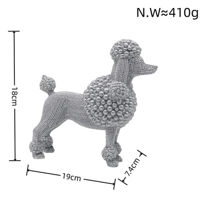 Decorative dog figure in modern design Acalora