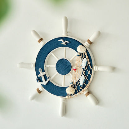 Nautical Ship Wheel Wall Decoration