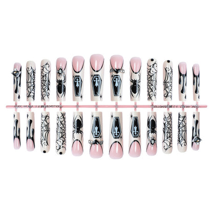 Gothic Style Press-On Nails Set Acalora