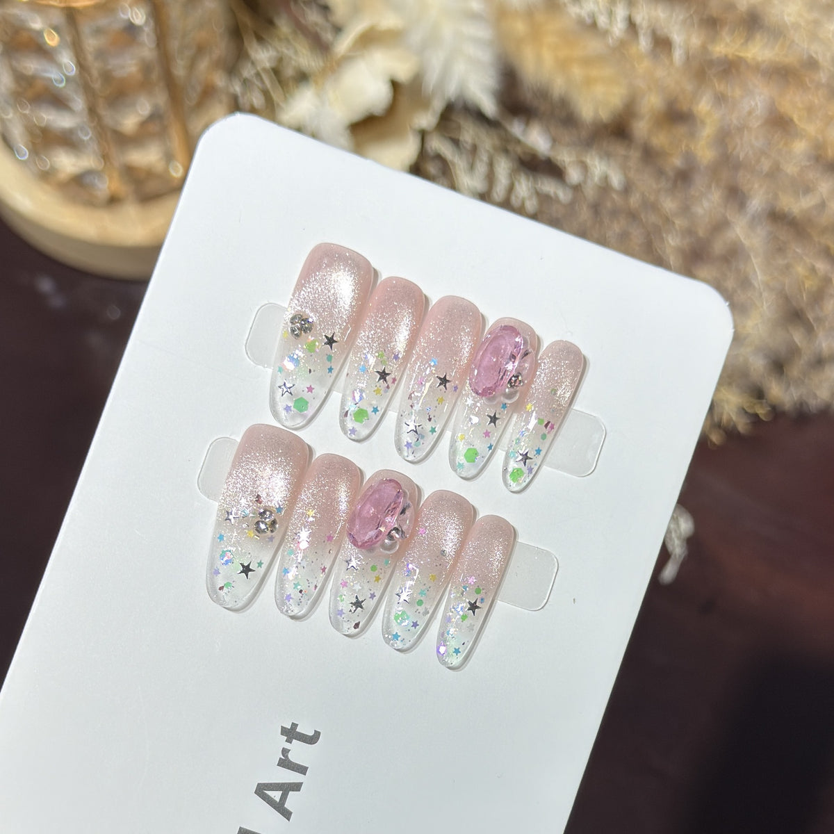 Decorative Press-On Nail Art Set Acalora