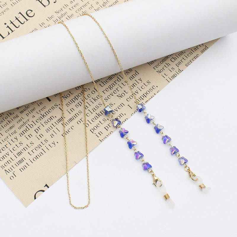 Floral Eyewear Chain Holder Acalora