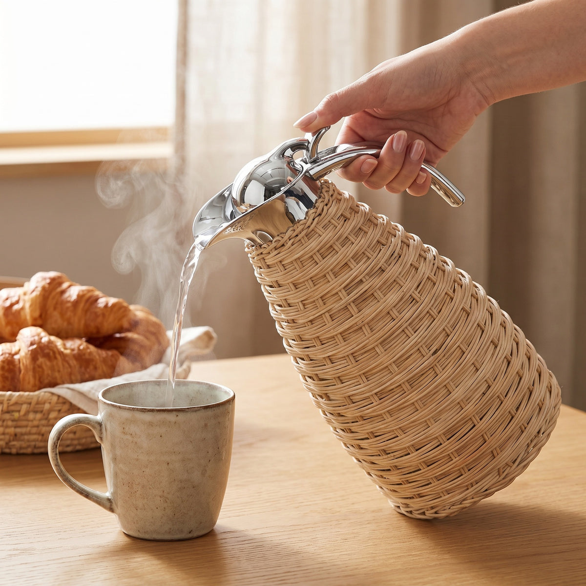 Decorative Woven Pitcher Acalora