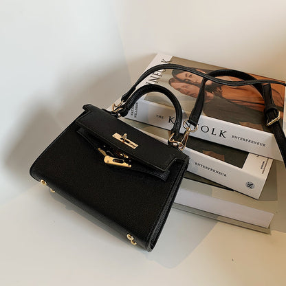 Structured Faux Leather Handbag Acalora