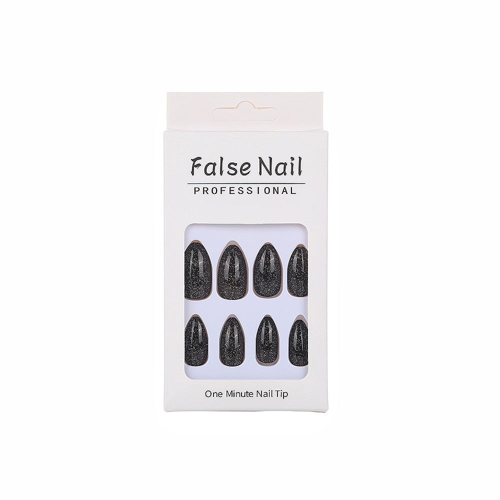 Glamorous artificial nails with glitter Acalora